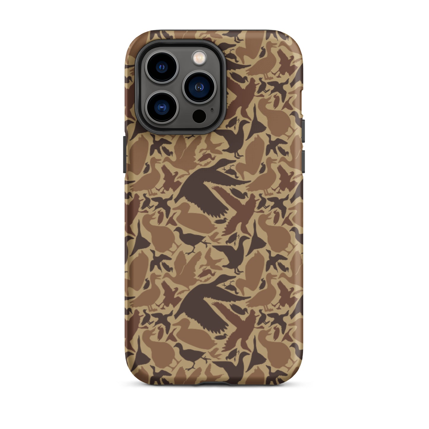 Tough iPhone case: Coot Print Camo